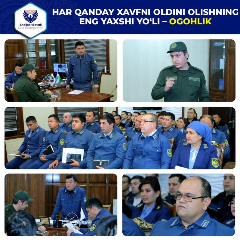 Har qanday xavfni oldini olishning eng yaxshi yo’li – ogohlik